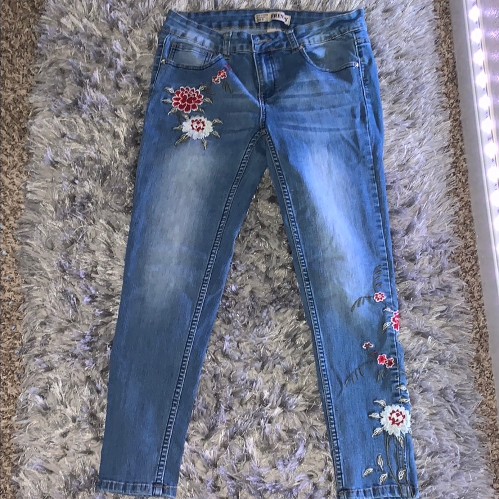 Women’s Jeans with flowers